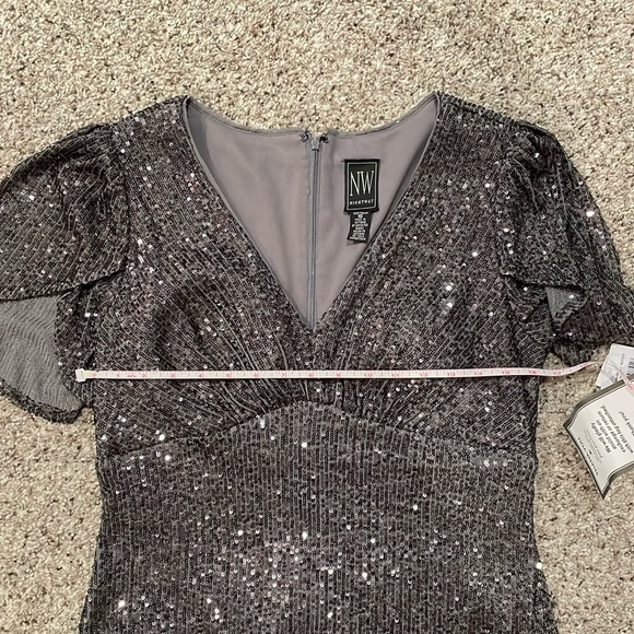 Nightway Sequin Evening/Cocktail Dress - Picture 9 of 16